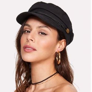 Button Detail Bakerboy Cap